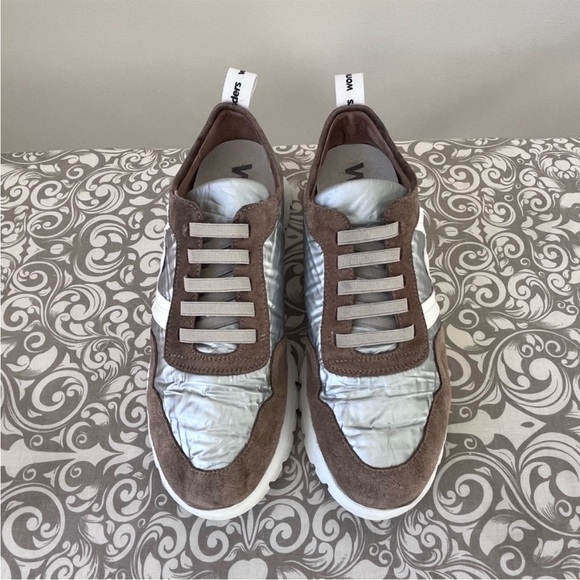 Wonders Sport Sneakers in Taupe and Platinum - Picture 7 of 9